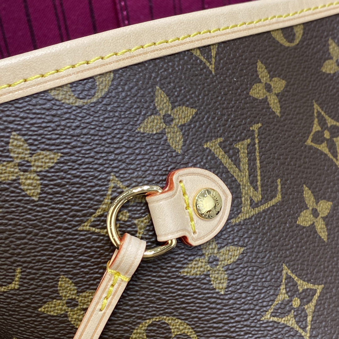 Louis Vuitton NEVERFULL GM Monogram Handbag M41180 Peony